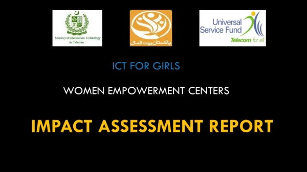 ICT FOR GIRLS  WOMEN EMPOWERMENT CENTERS