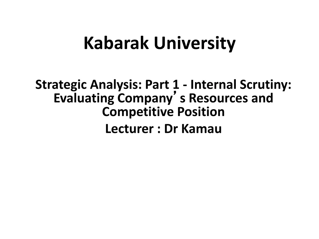 kabarak university