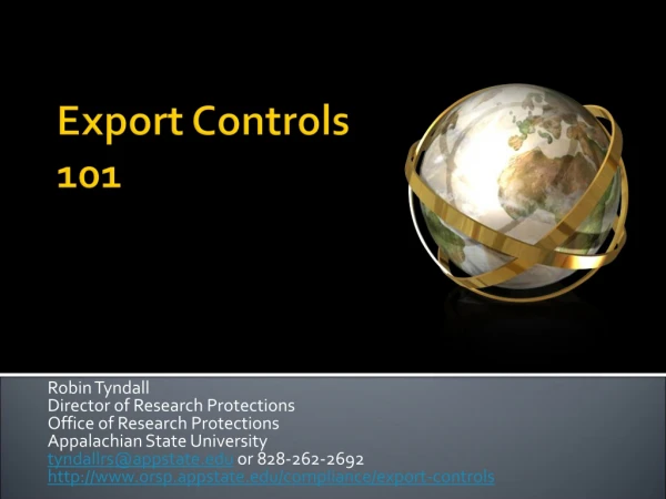 Export Controls 101