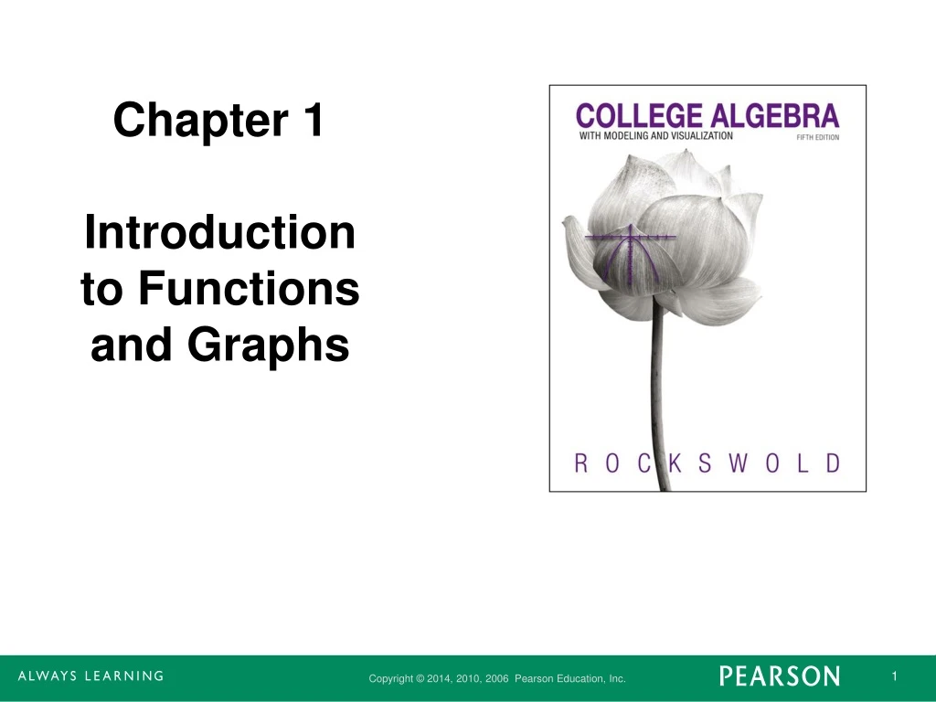 chapter 1 introduction to functions and graphs