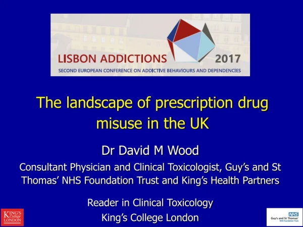 The landscape of prescription drug misuse in the UK