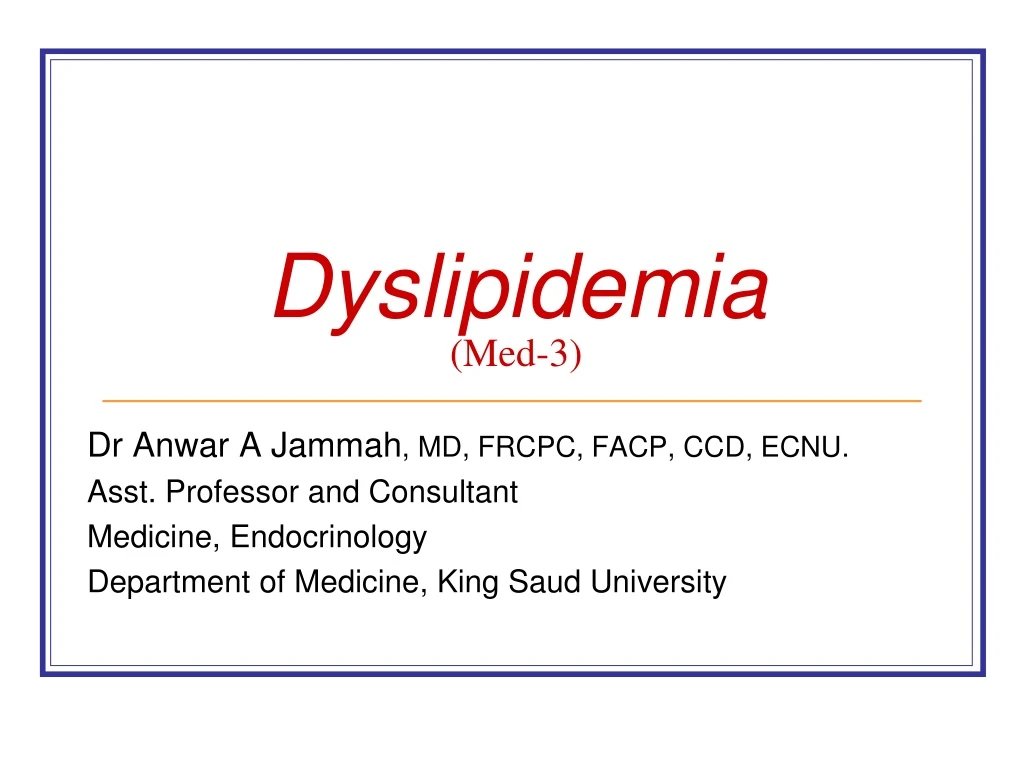 dyslipidemia med 3