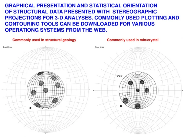 GRAPHICAL PRESENTATION AND STATISTICAL ORIENTATION