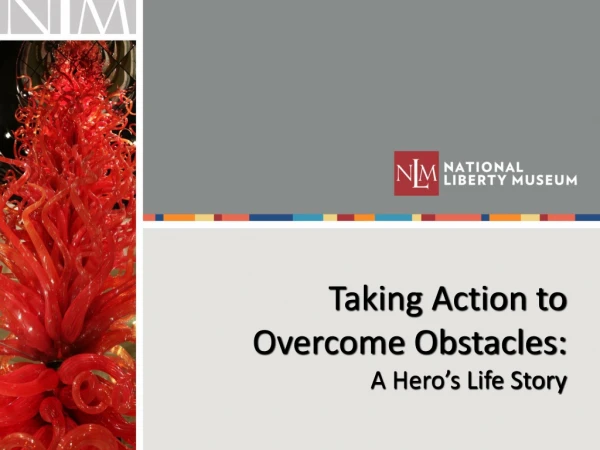 Taking Action to  Overcome Obstacles: A Hero’s Life Story