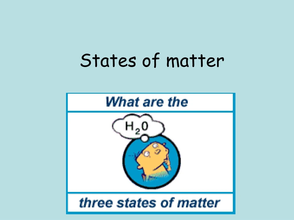 states of matter