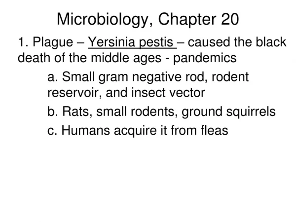 Microbiology, Chapter 20