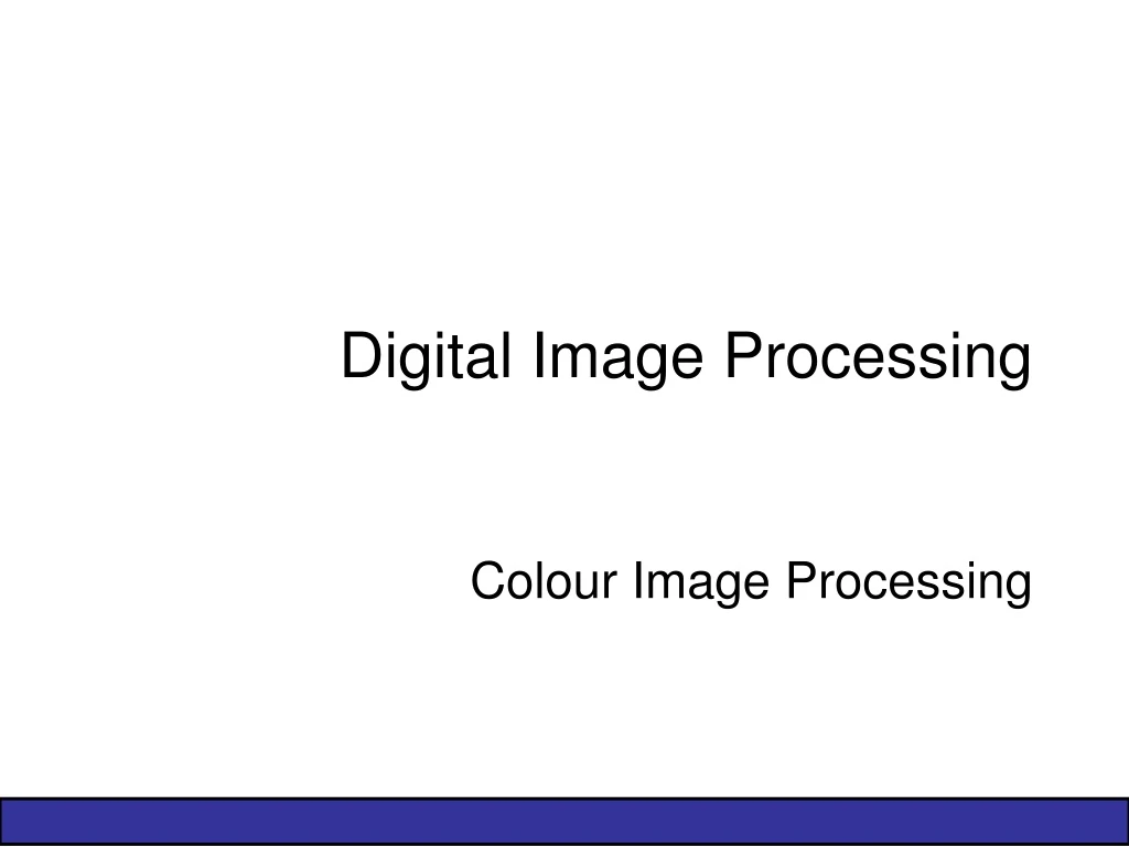 digital image processing