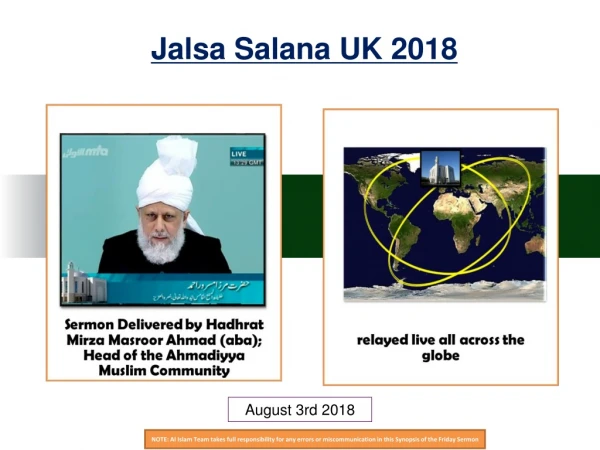 Jalsa Salana UK 2018