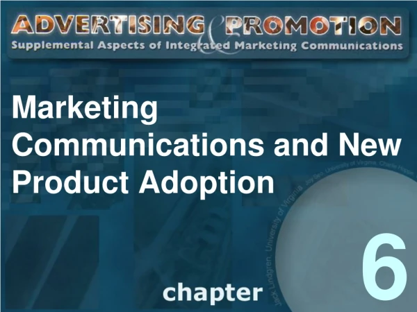 Marketing Communications and New Product Adoption
