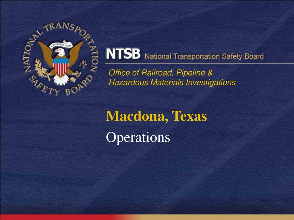 macdona texas operations