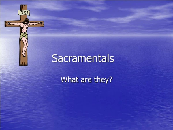 Sacramentals