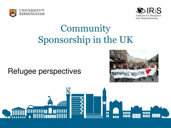 Community Sponsorship in the UK