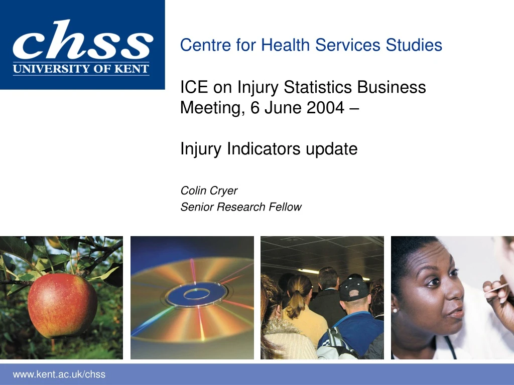 ice on injury statistics business meeting 6 june 2004 injury indicators update