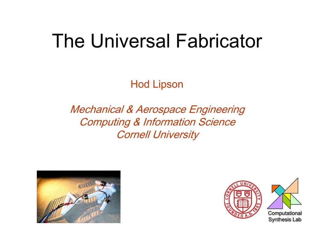 the universal fabricator