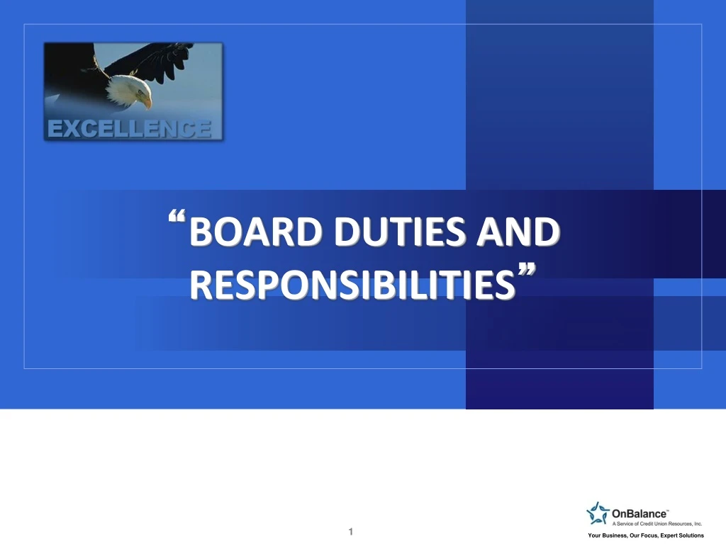 board duties and responsibilities