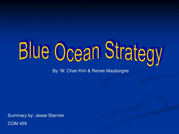 Blue Ocean Strategy