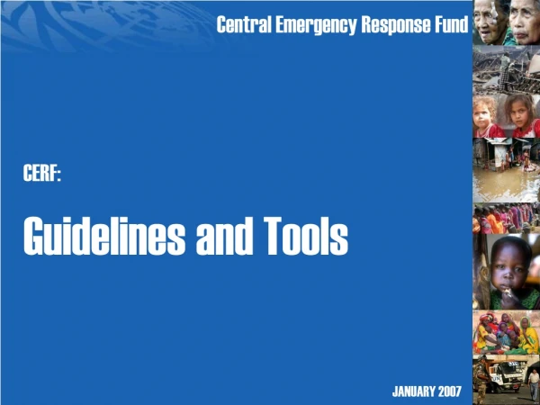 CERF: Guidelines and Tools