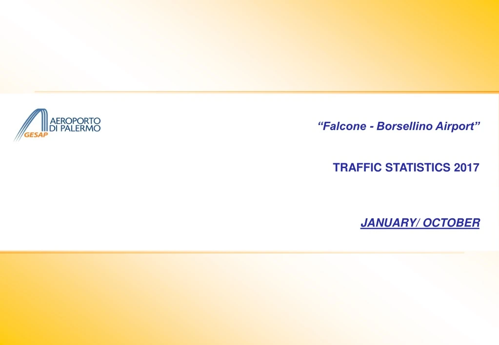 falcone borsellino airport traffic statistics