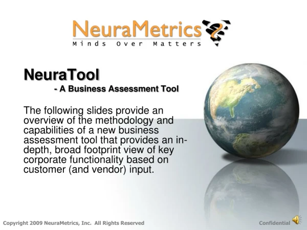 NeuraTool 	- A Business Assessment Tool