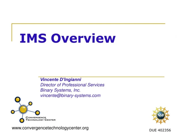 IMS Overview
