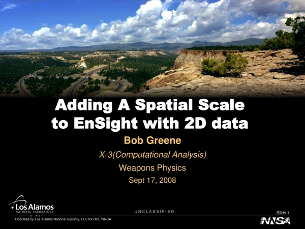 Bob Greene X-3(Computational Analysis) Weapons Physics Sept 17, 2008
