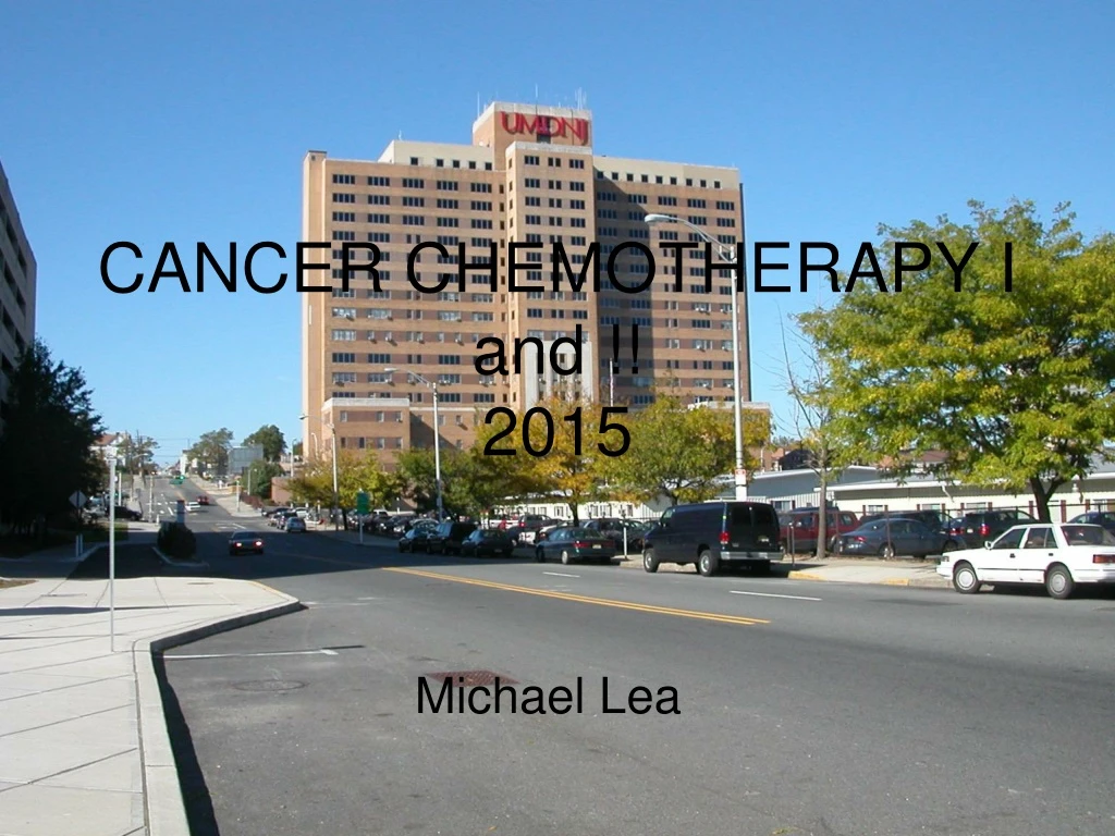 cancer chemotherapy i and 2015