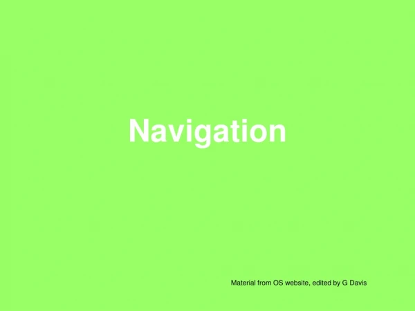 Navigation