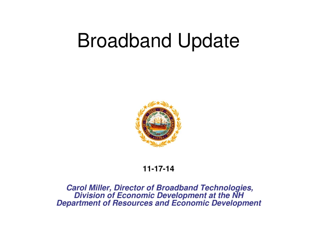 broadband update
