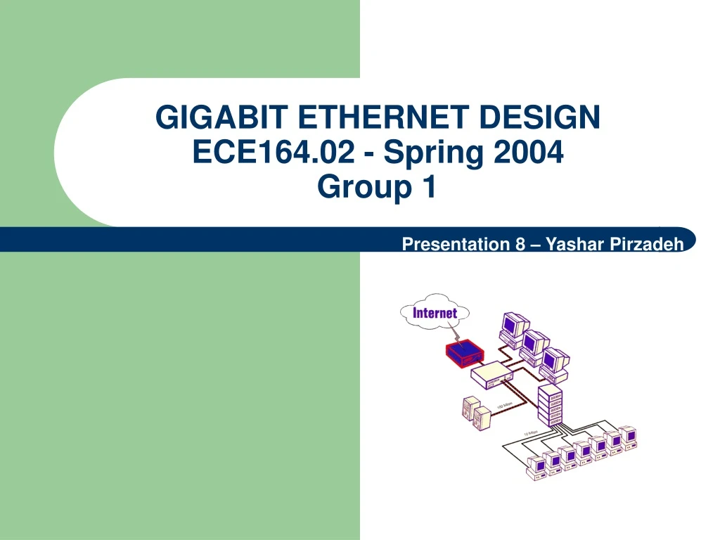 gigabit ethernet design ece164 02 spring 2004 group 1