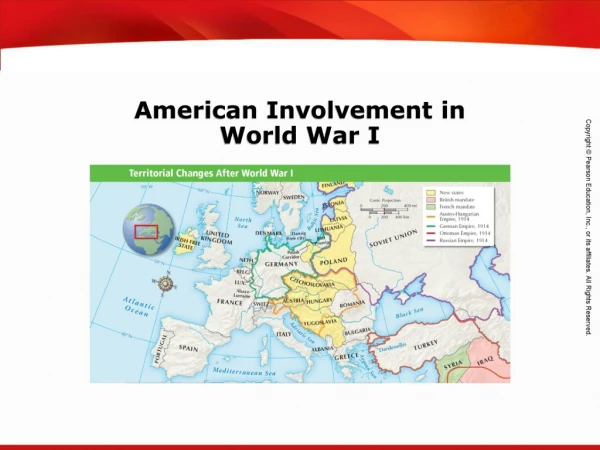 American Involvement in  World War I