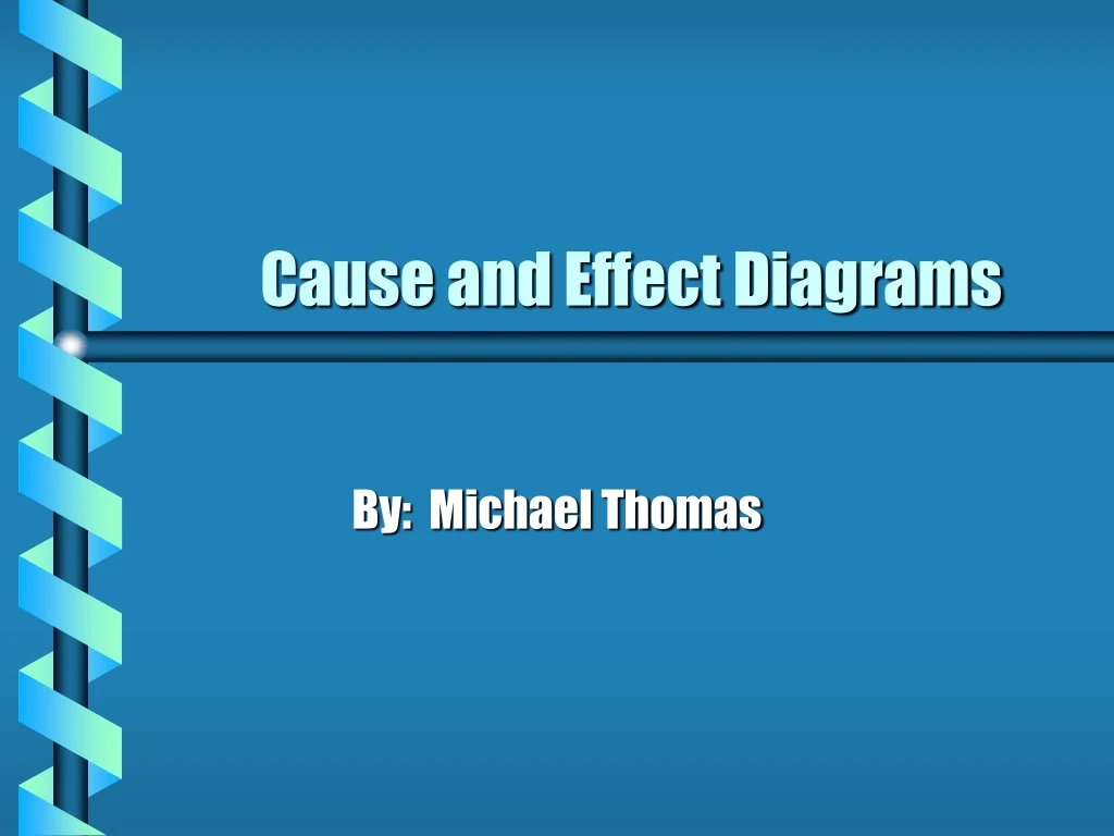 cause and effect diagrams