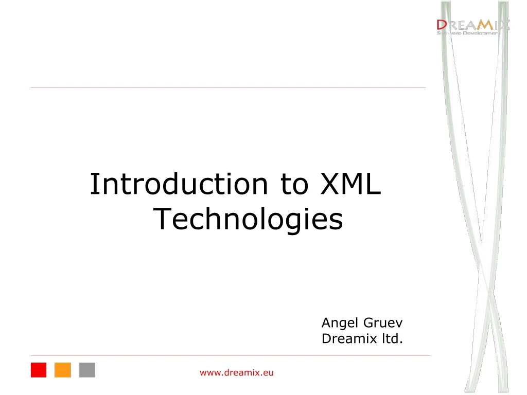 introduction to xml technologies