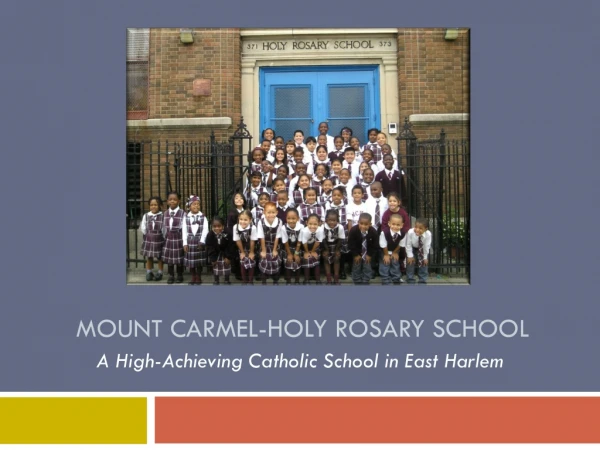 Mount Carmel-Holy Rosary School