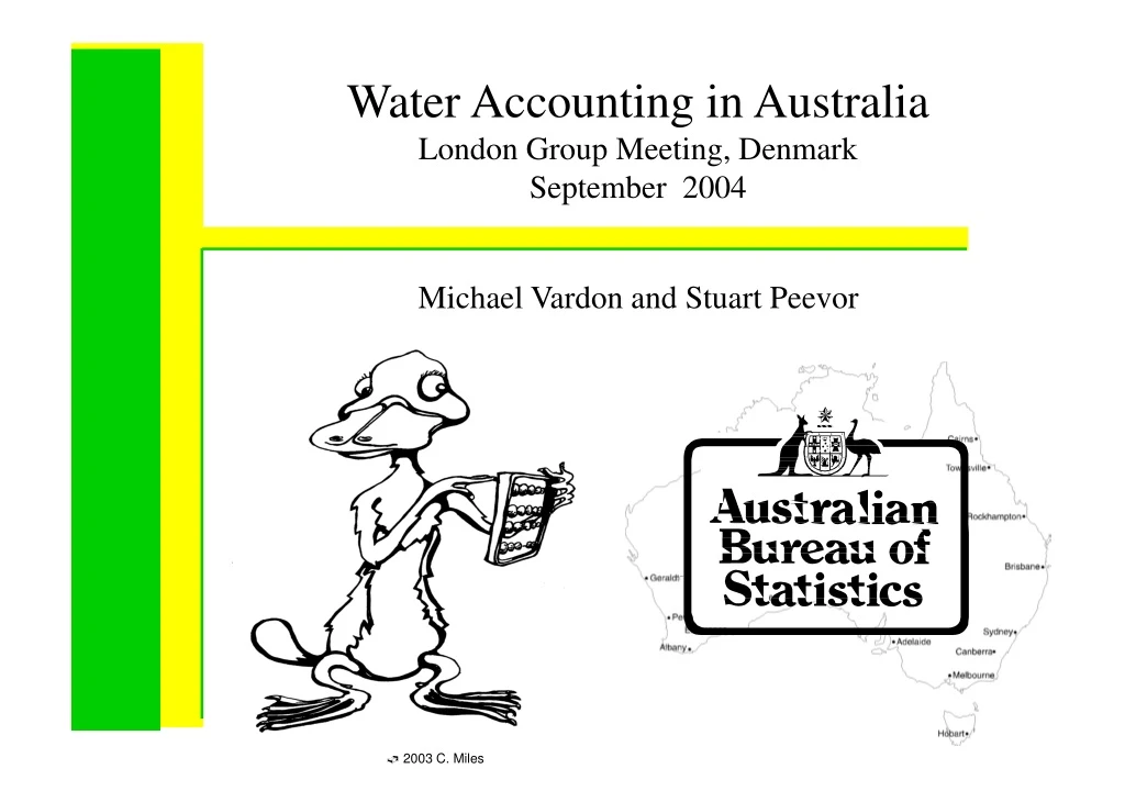 water accounting in australia london group