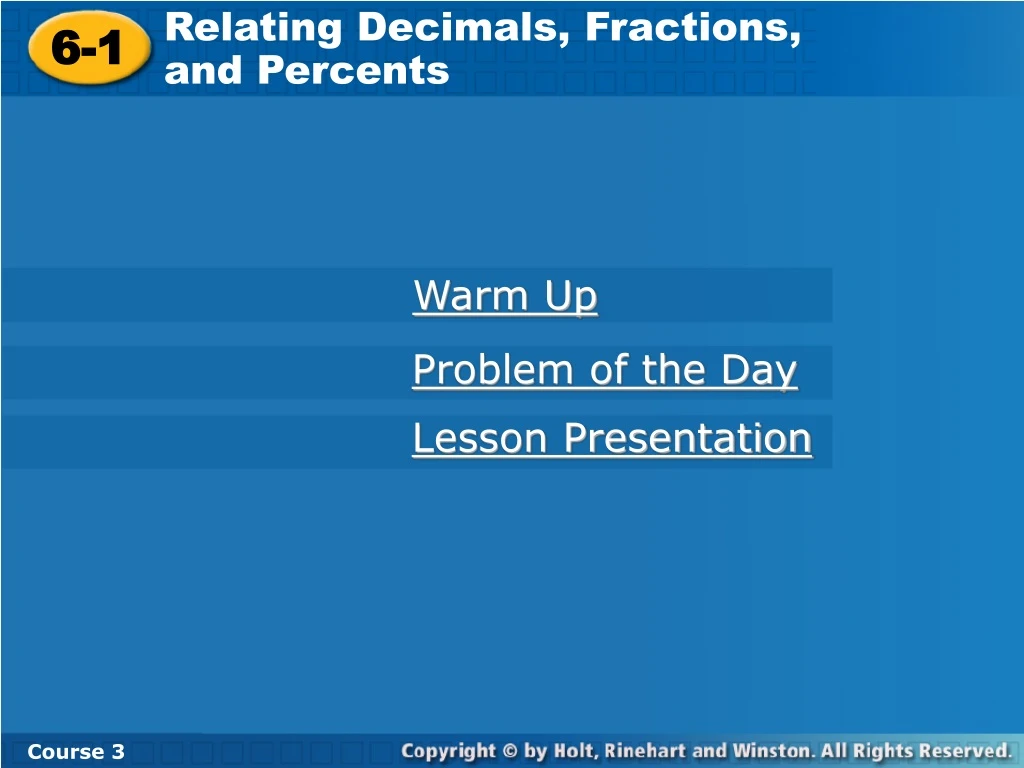 relating decimals fractions and percents