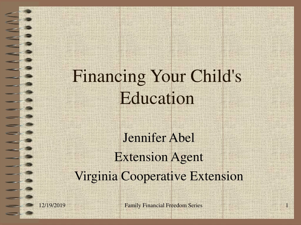 financing your child s education