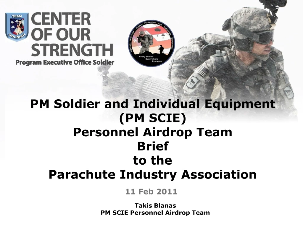 pm soldier and individual equipment pm scie