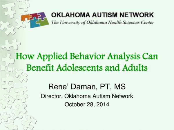 How Applied Behavior Analysis Can Benefit Adolescents and Adults