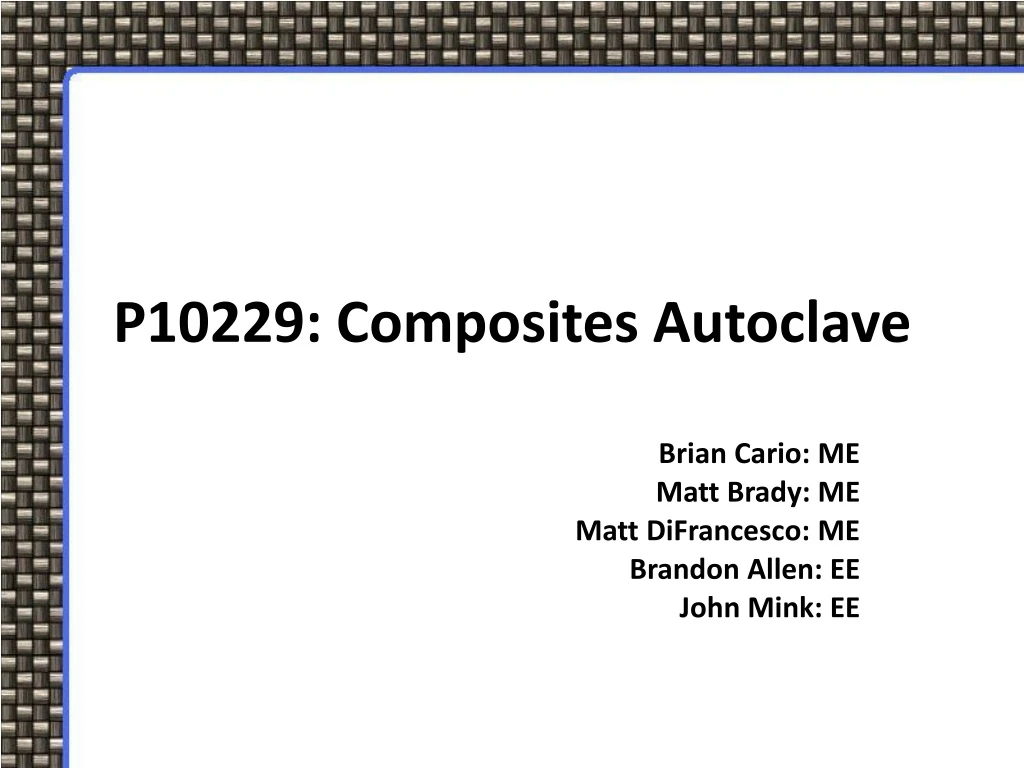 p10229 composites autoclave
