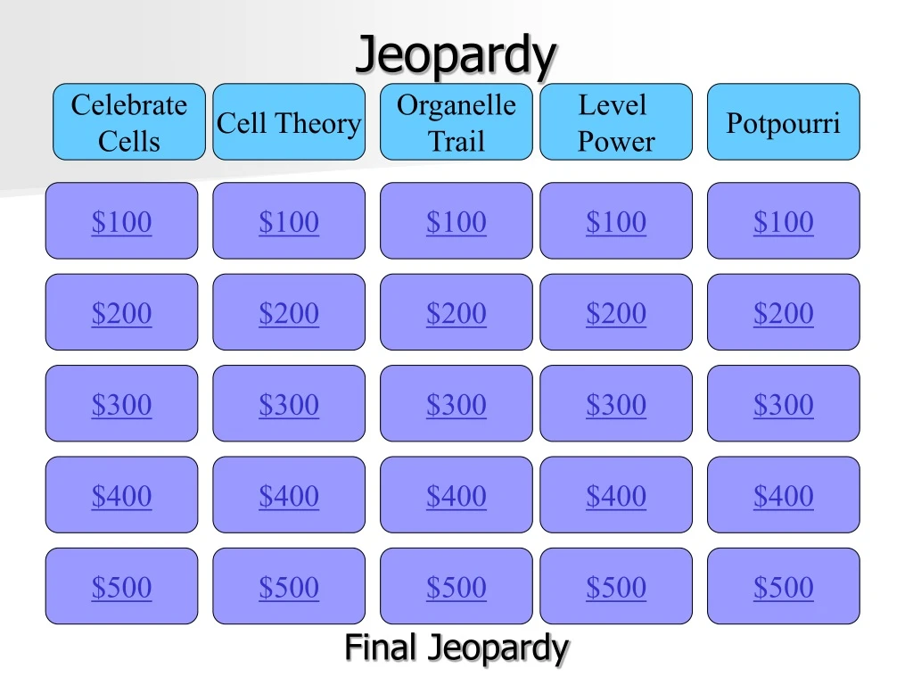 jeopardy