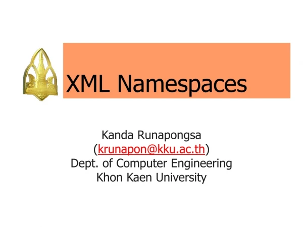 XML Namespaces