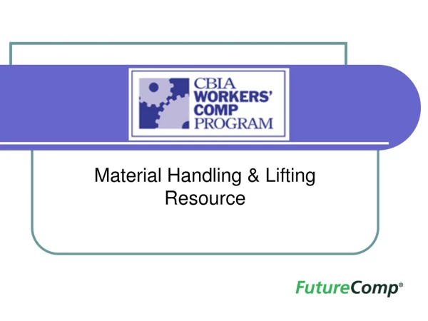 Material Handling &amp; Lifting Resource