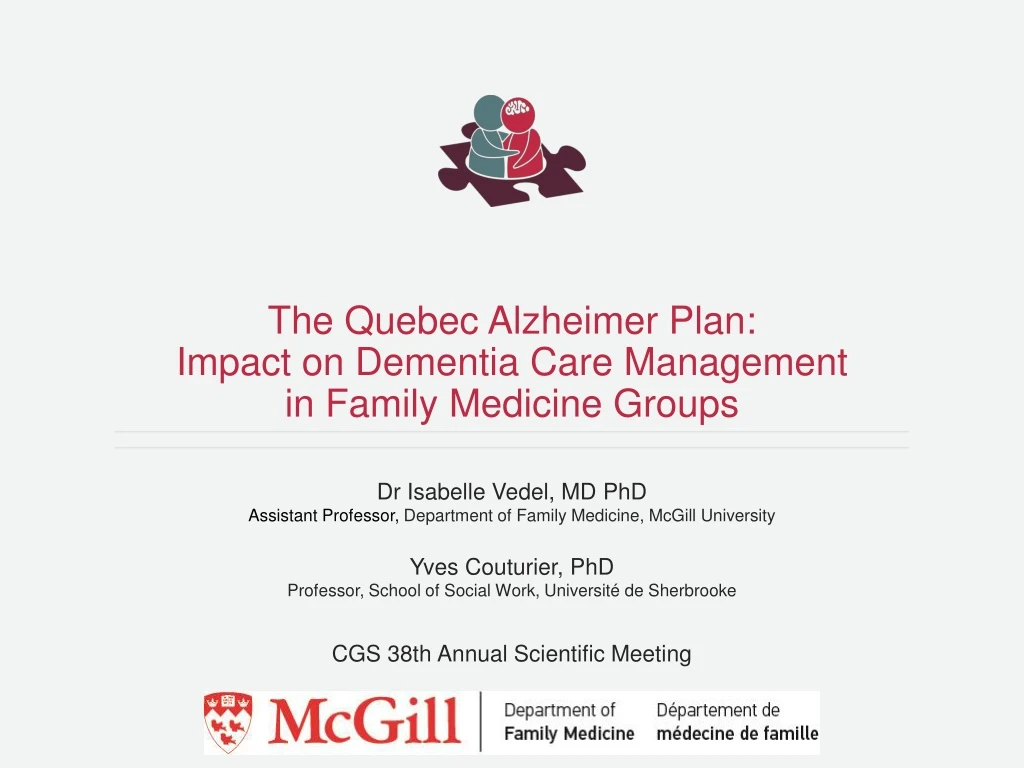 the quebec alzheimer plan impact on dementia care management in family medicine groups