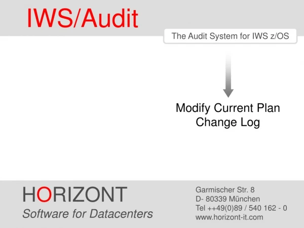 IWS/Audit