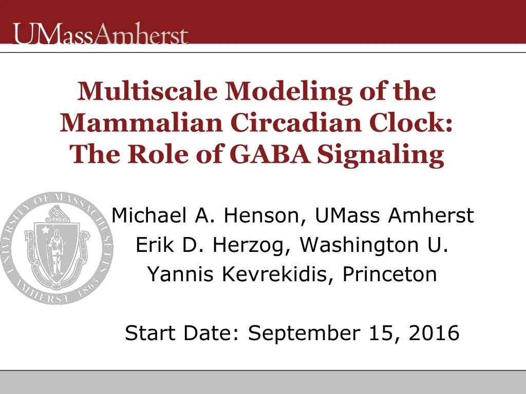 multiscale modeling of the mammalian circadian clock the role of gaba signaling