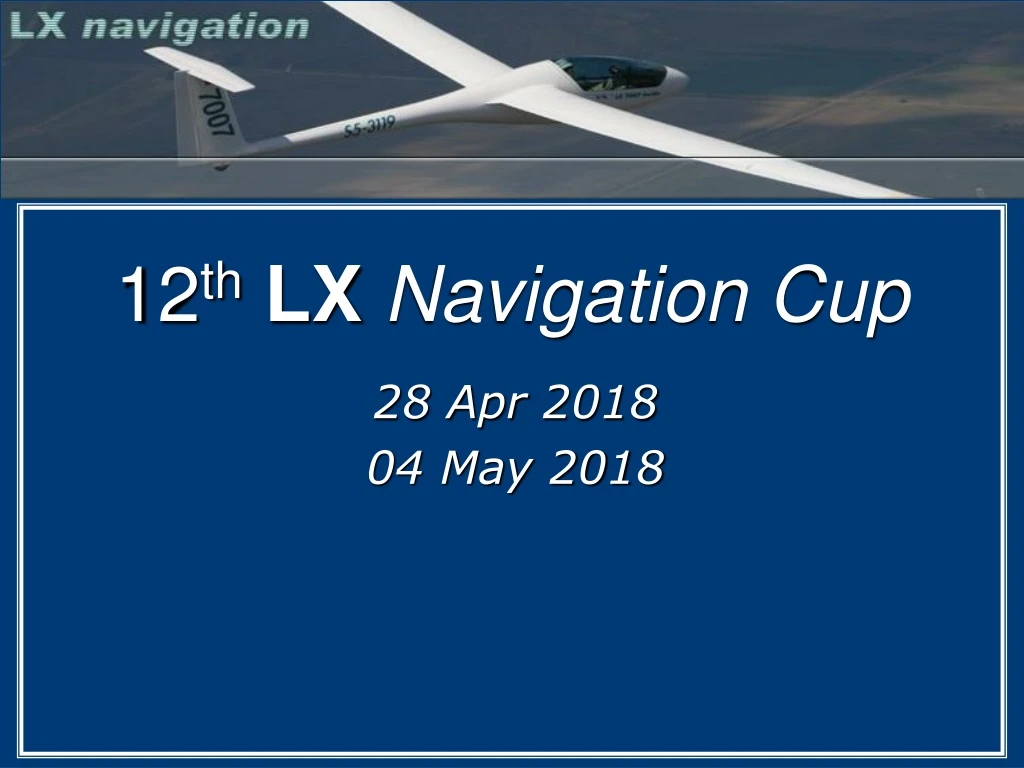 12 th lx navigation cup