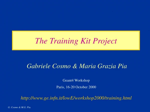 The Training Kit Project