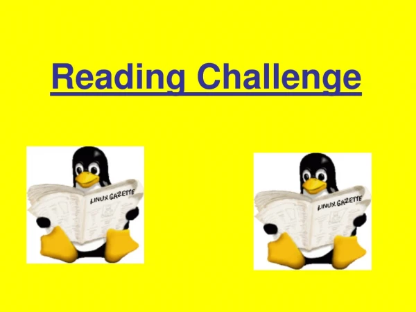 Reading Challenge