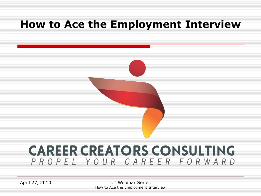 how to ace the employment interview