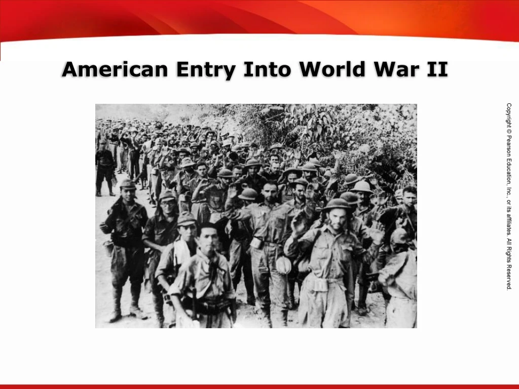 american entry into world war ii